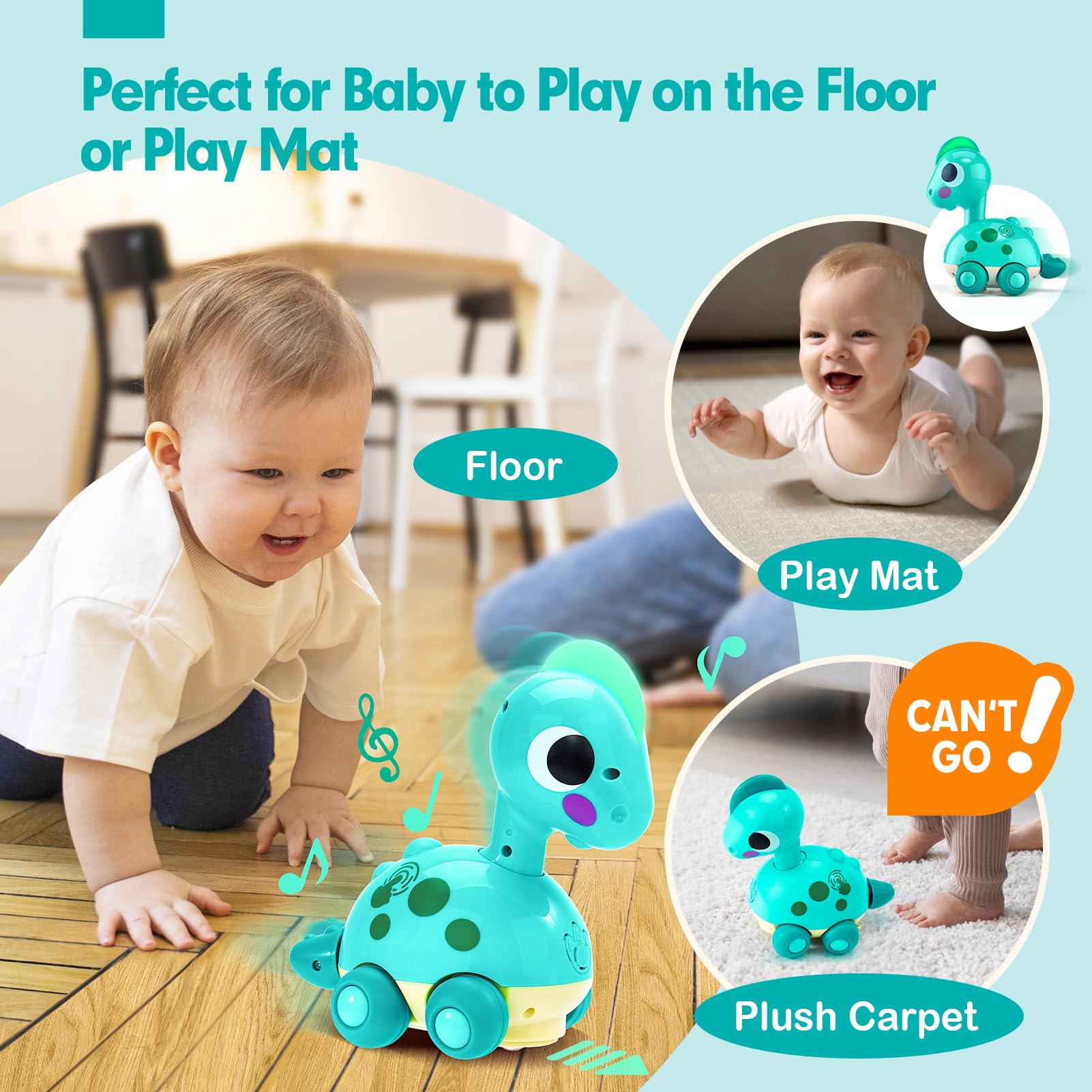 Foto 8 pulgar | Juguete Musical Cubicfun Touch & Go para Bebés de 6 a 18 Meses - Venta Internacional