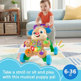 Foto 2 | Juguete Fisher-Price Laugh & Learn Smart Stages con Puppy Walker para Bebés - Venta Internacional