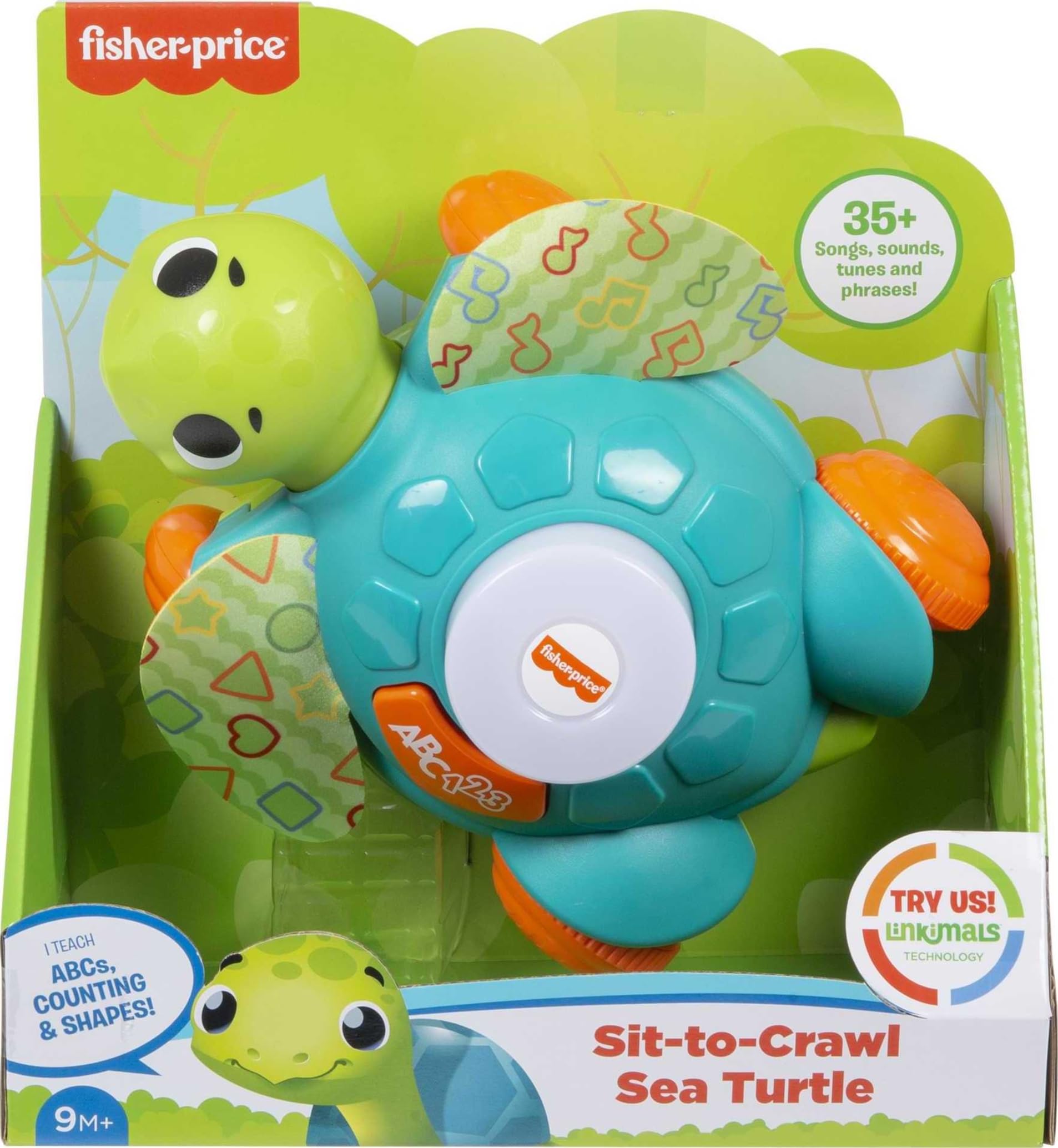 Foto 7 pulgar | Tortuga Marina de Juguete Fisher-price Linkimals para Bebés - Venta Internacional