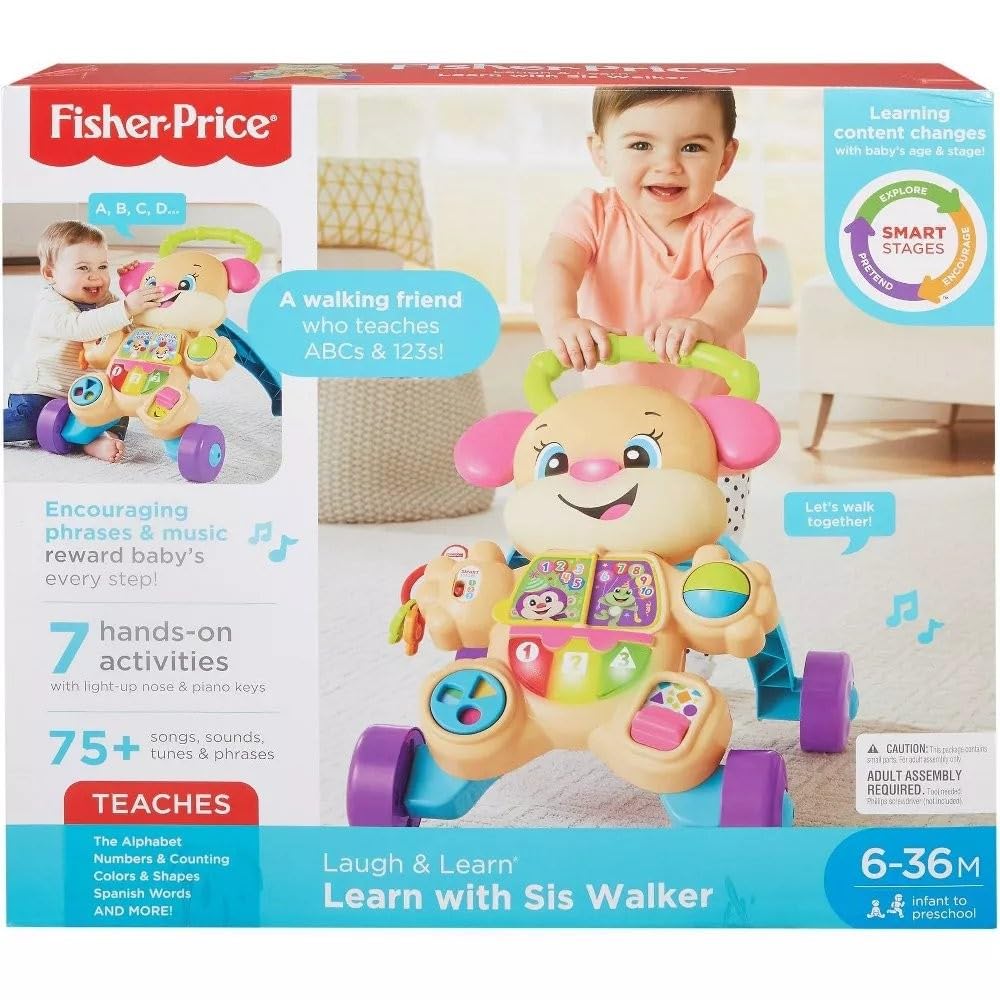 Juguete Para Bebes Fisher price Laugh Learn Smart Stages Sis Walker Venta Internacional