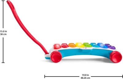 Foto 3 | Xilófono Gigante Con Iluminación Fisher-price De Learning Toy Para Más De 9 Meses - Venta Internacional.