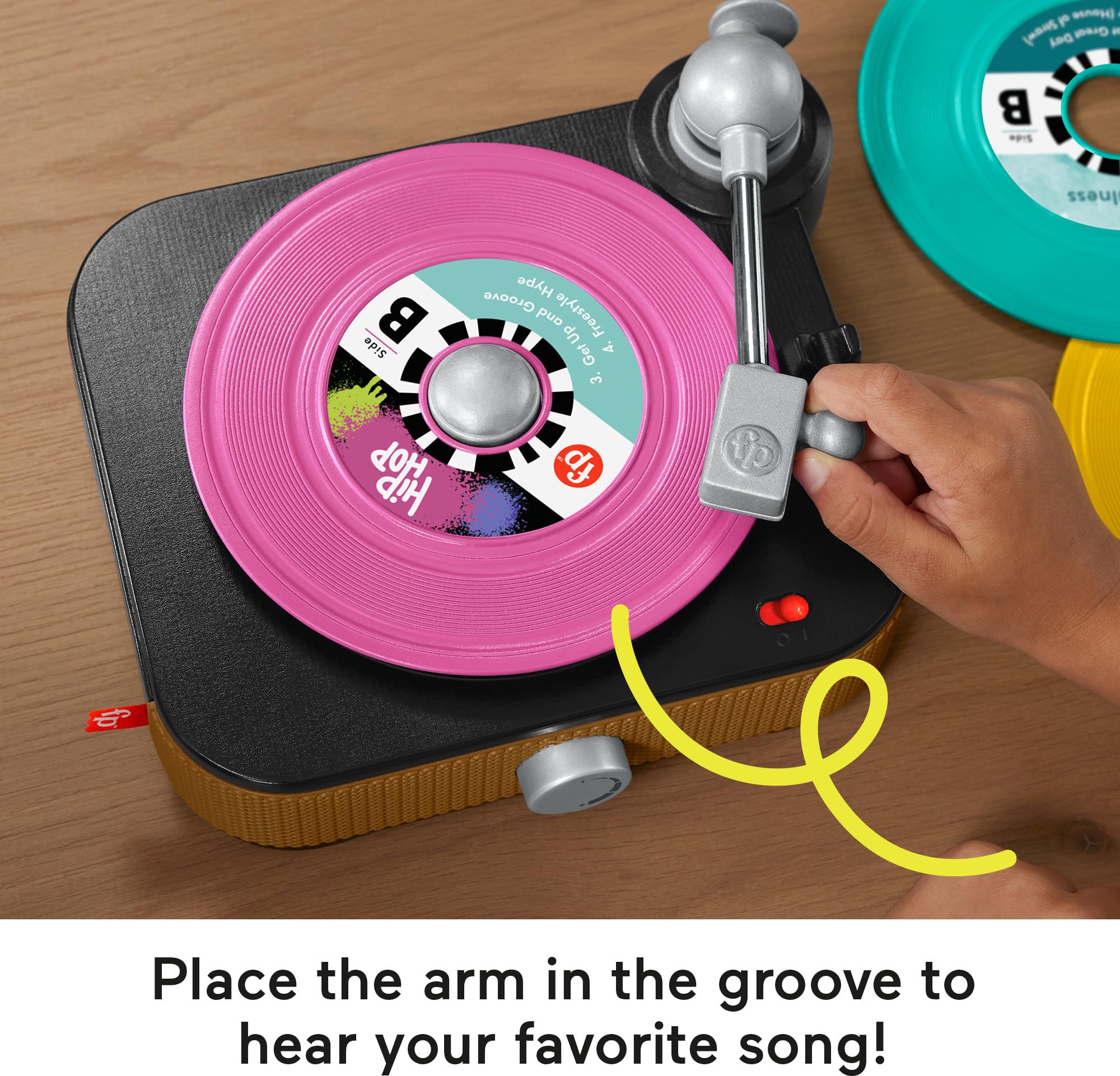 Foto 5 pulgar | Tocadiscos Rockin' De Juguete Musical Fisher-price Para Niños Mayores De 3 Años - Venta Internacional.