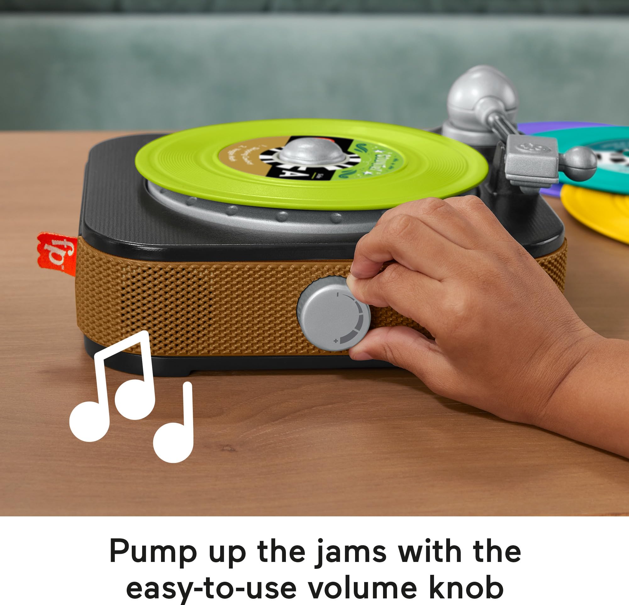 Foto 5 | Tocadiscos Rockin' De Juguete Musical Fisher-price Para Niños Mayores De 3 Años - Venta Internacional.