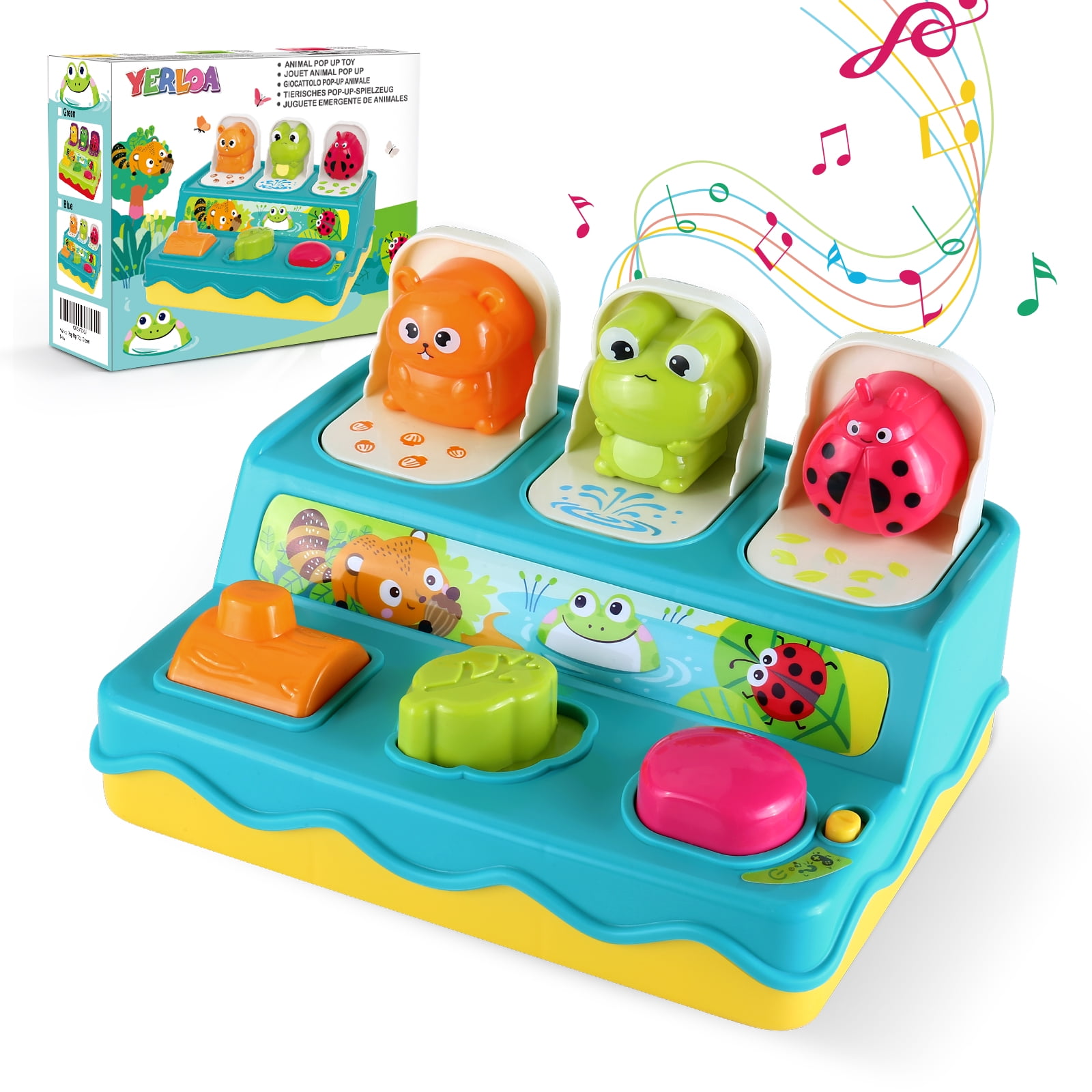 Foto 2 pulgar | Juguete Montessori Musical Interactivo para Niños de 1 a 3 Años - Venta Internacional