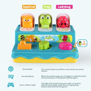 Foto 2 | Juguete Montessori Musical Interactivo para Niños de 1 a 3 Años - Venta Internacional