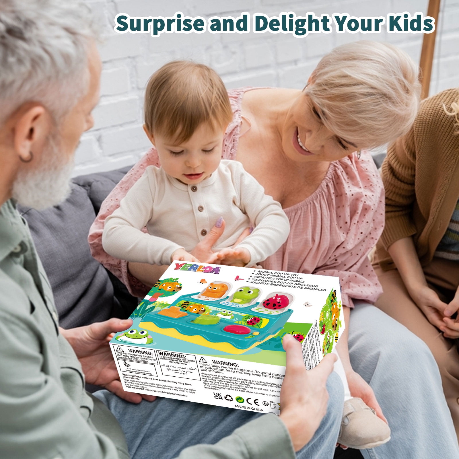 Foto 4 pulgar | Juguete Montessori Musical Interactivo para Niños de 1 a 3 Años - Venta Internacional