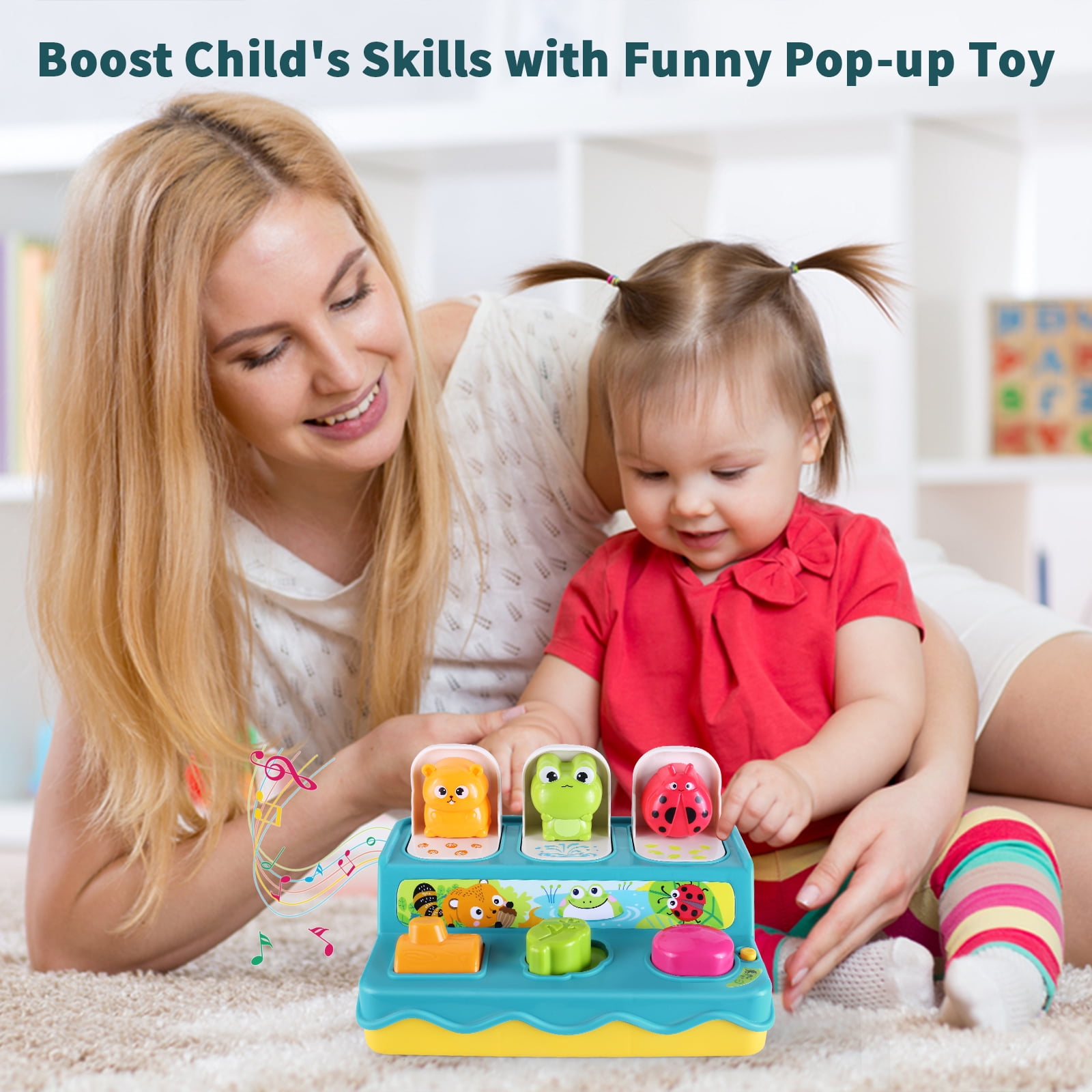 Foto 5 pulgar | Juguete Montessori Musical Interactivo para Niños de 1 a 3 Años - Venta Internacional