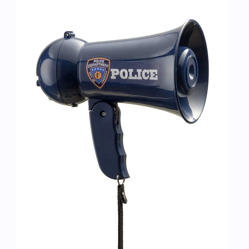 Foto 2 pulgar | Megaphone Dress Up America Police Officer Blue Kids - Venta Internacional.