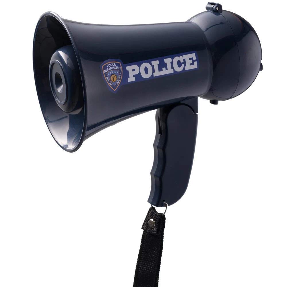 Foto 3 pulgar | Megaphone Dress Up America Police Officer Blue Kids - Venta Internacional.