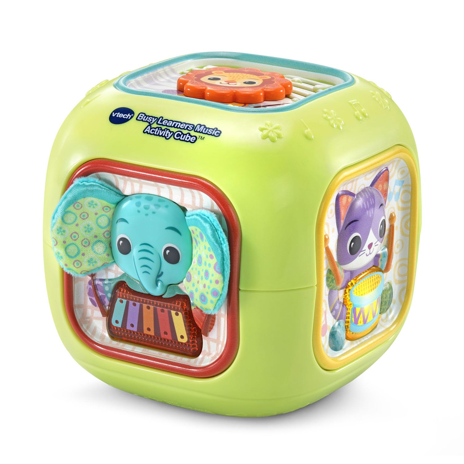 Foto 4 pulgar | Activity Cube Vtech Baby Busy Learners Music Green Durante Más De 3 Meses - Venta Internacional.