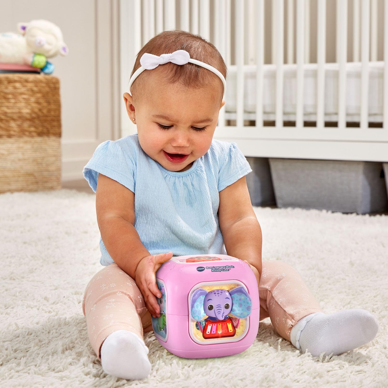 Foto 6 pulgar | Activity Cube Vtech Baby Busy Learners, Música Rosa Durante Más De 3 Meses - Venta Internacional.