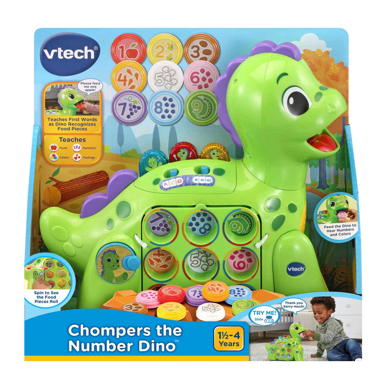 Foto 8 pulgar | Toy Vtech Chompers Fue El Número Dino Durante 1,5 A 4 Años - Venta Internacional.