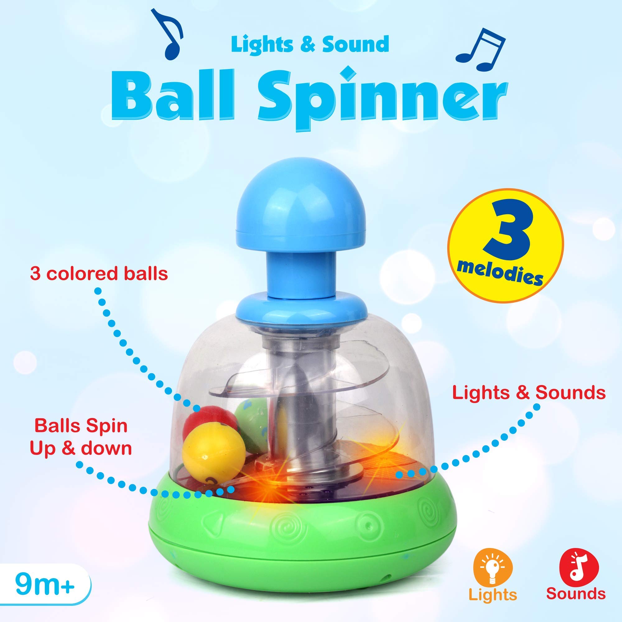 Foto 3 pulgar | Juguete De Desarrollo Playkidz, Girador De Bolas Con Luz Y Sonido - Venta Internacional.