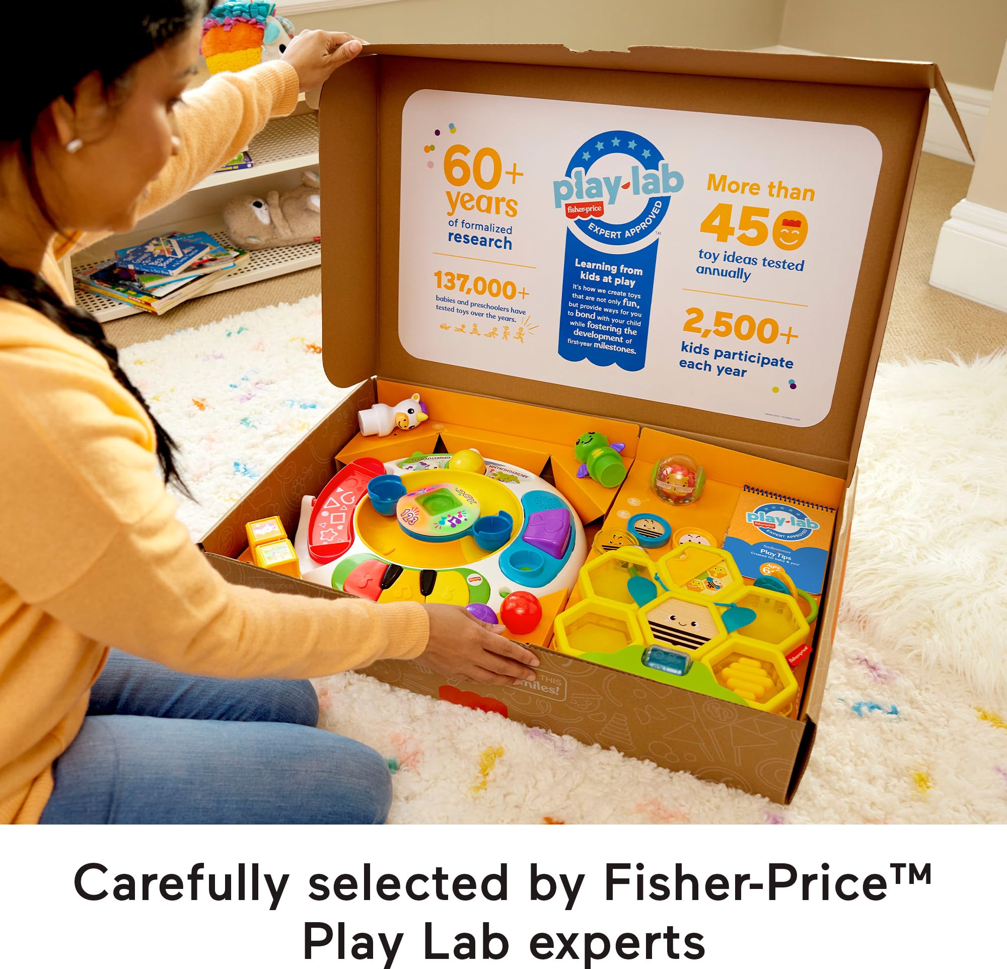 Foto 4 pulgar | Kit De Juego Fisher-price Let's Crawl & Cruise Durante Más De 6 Meses Con Juguetes - Venta Internacional.