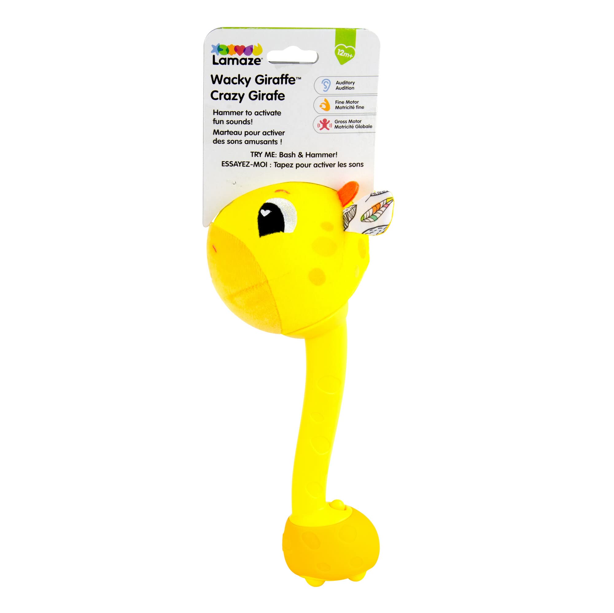 Foto 8 pulgar | Juguete Sensorial Para Bebés Lamaze Wacky Giraffe Con Efectos De Sonido 12-18 M - Venta Internacional.