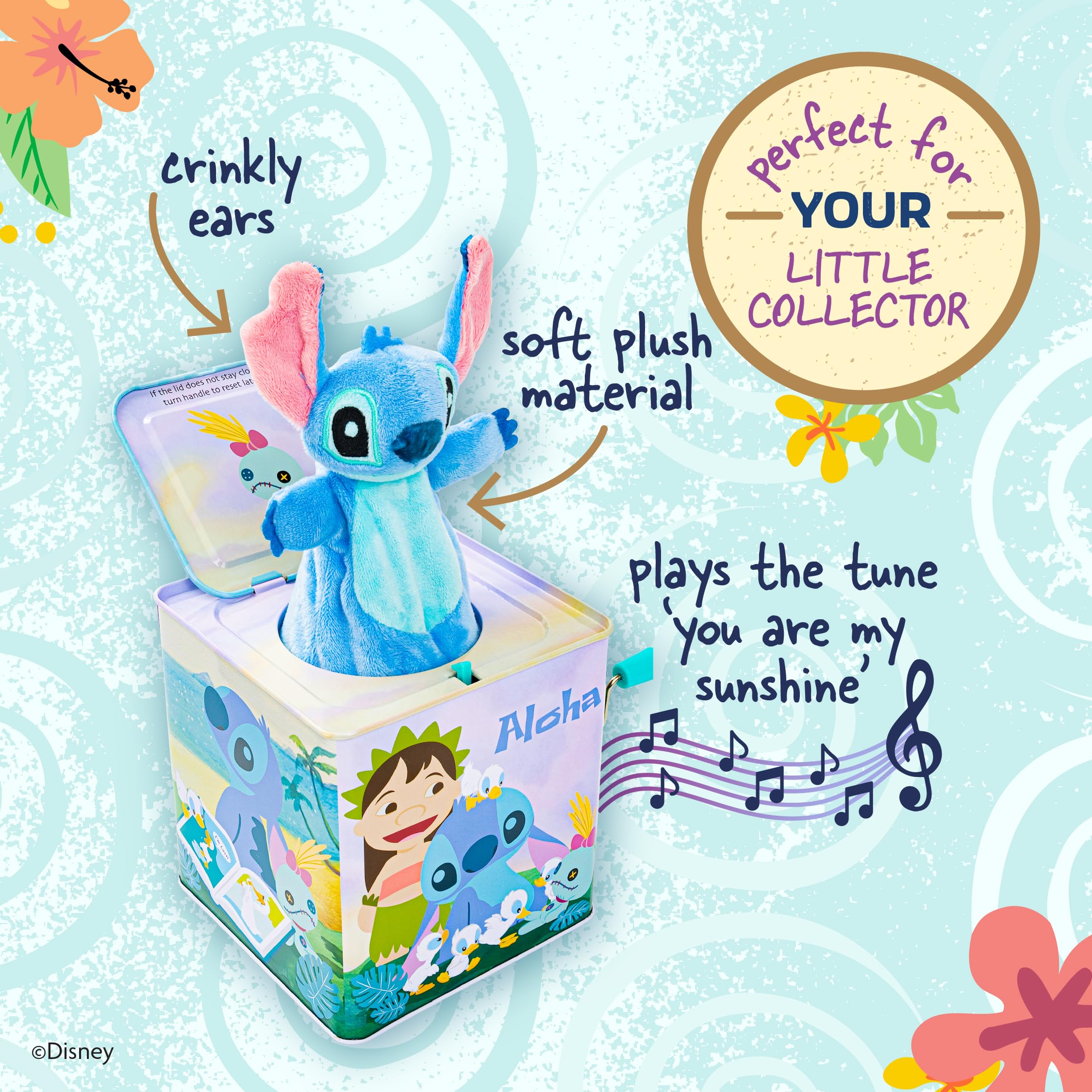 Foto 4 pulgar | Juguete Musical Jack In The Box Disney Baby Lilo And Stitch - Venta Internacional.
