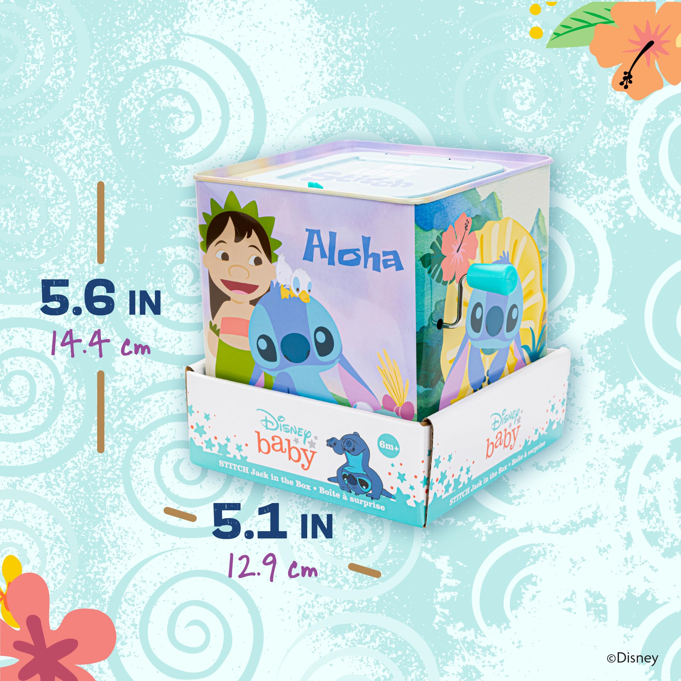 Foto 5 pulgar | Juguete Musical Jack In The Box Disney Baby Lilo And Stitch - Venta Internacional.