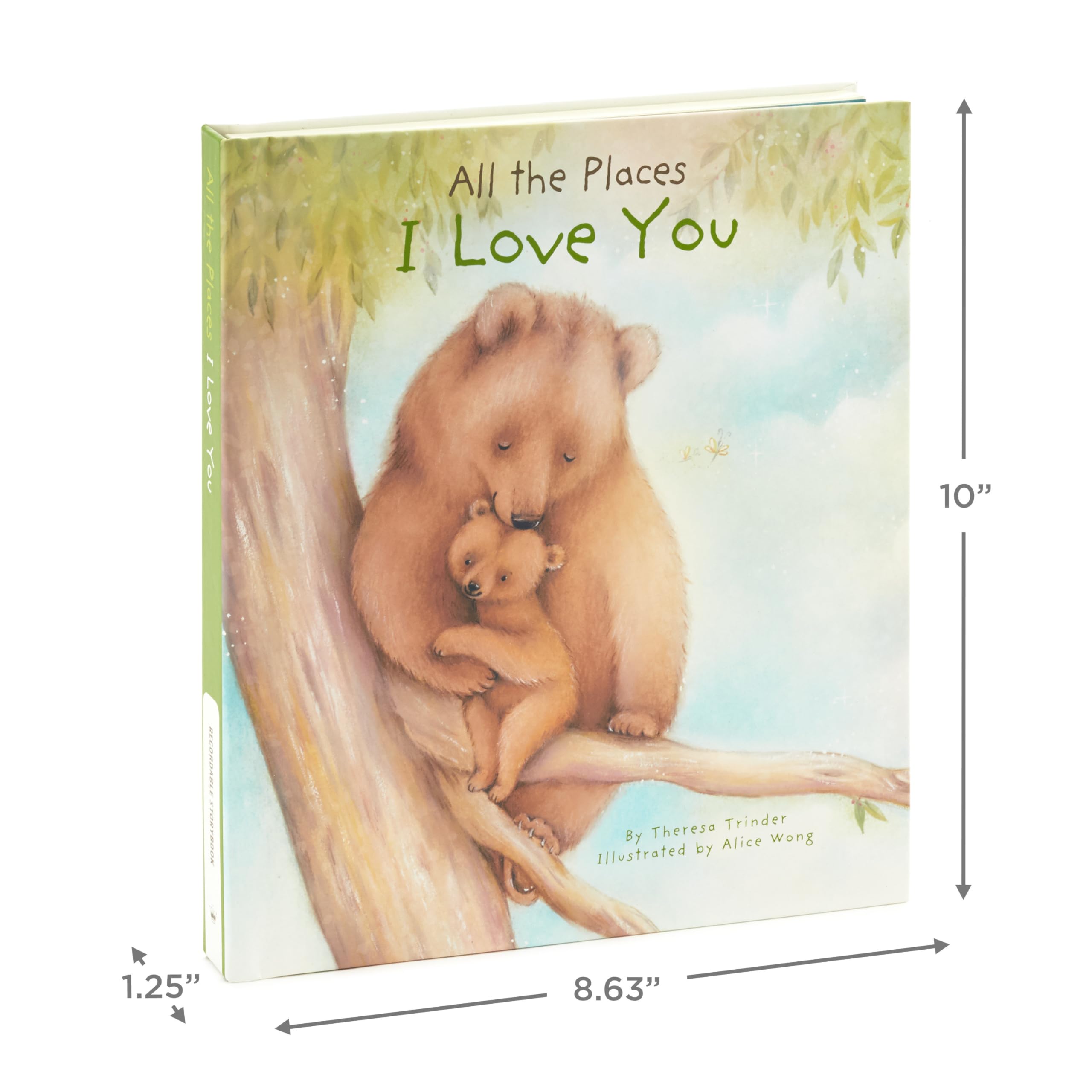 Foto 4 pulgar | Libro Grabable Hallmark All The Places I Love You Con Música - Venta Internacional.