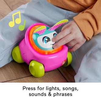 Foto 3 | Cochecito De Dj Learning Toy Fisher-price Para Empujar, Rosa, 9+m - Venta Internacional.