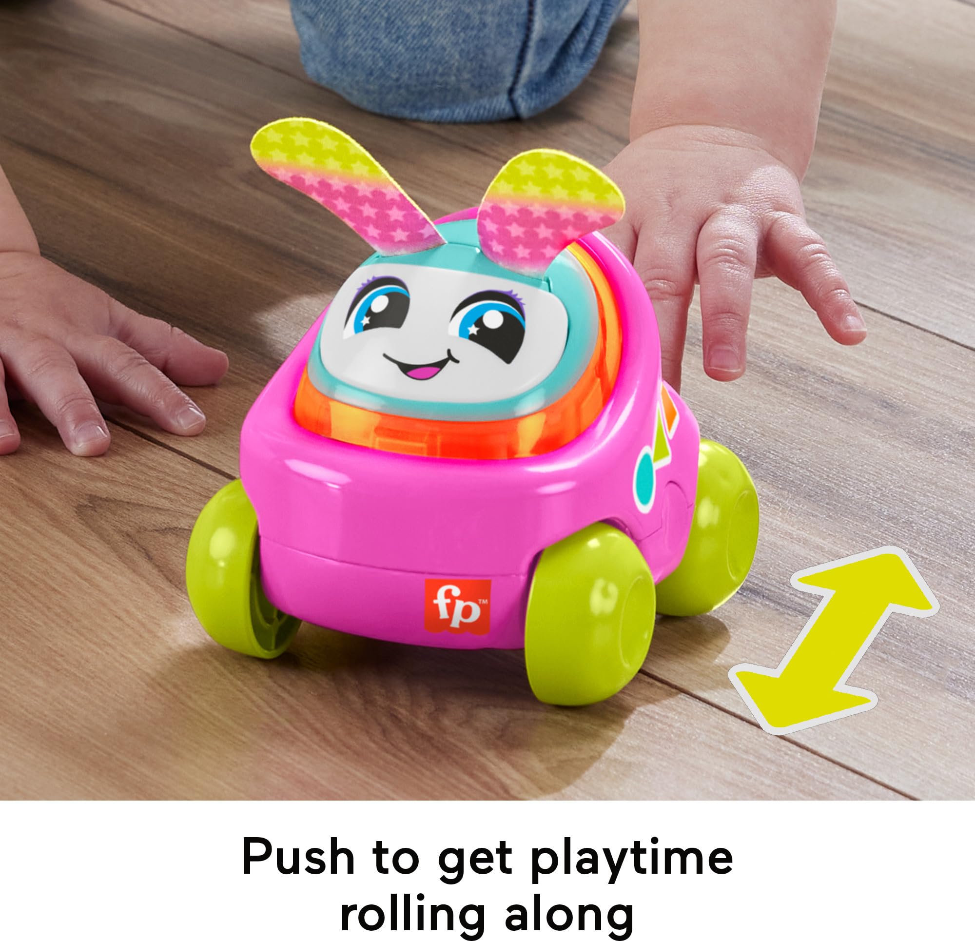 Foto 5 pulgar | Cochecito De Dj Learning Toy Fisher-price Para Empujar, Rosa, 9+m - Venta Internacional.