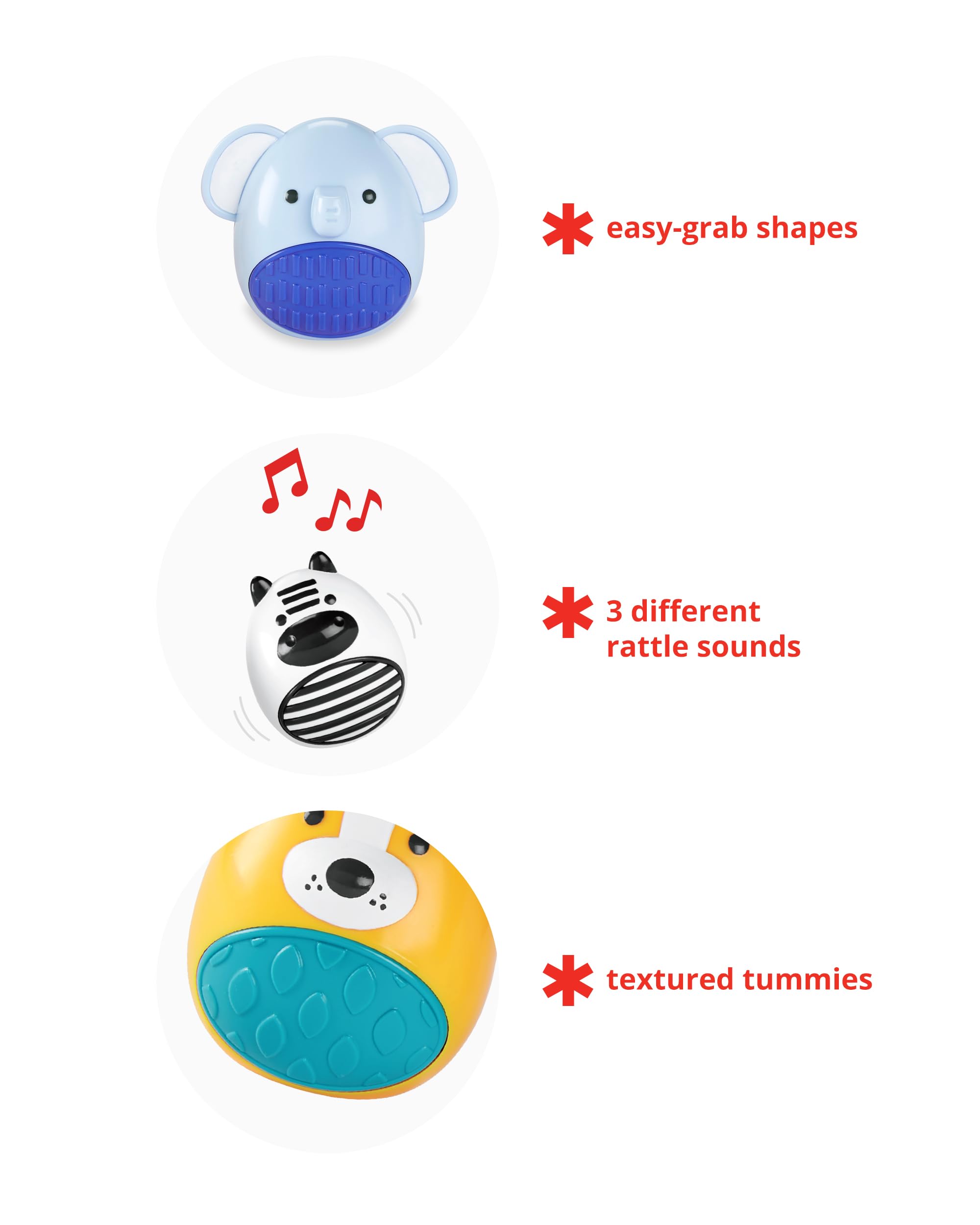 Foto 2 | Set De Juguetes Musicales Skip Hop Jungle Beats Maracas Para Bebé - Venta Internacional.