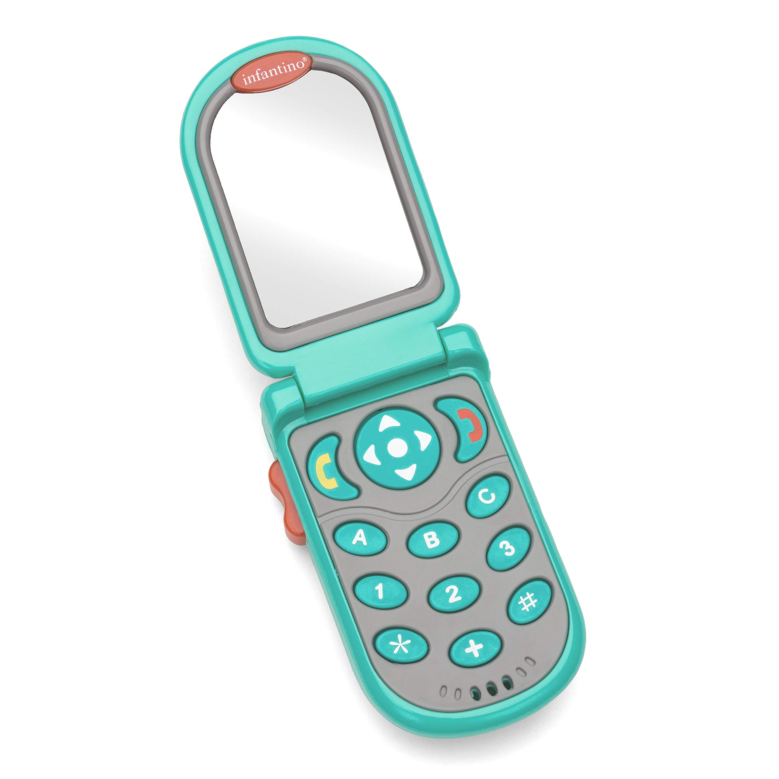 Foto 2 pulgar | Teléfono De Juguete Infantino Flip And Peek, 3 Frases Divertidas Y Bilingües - Venta Internacional.