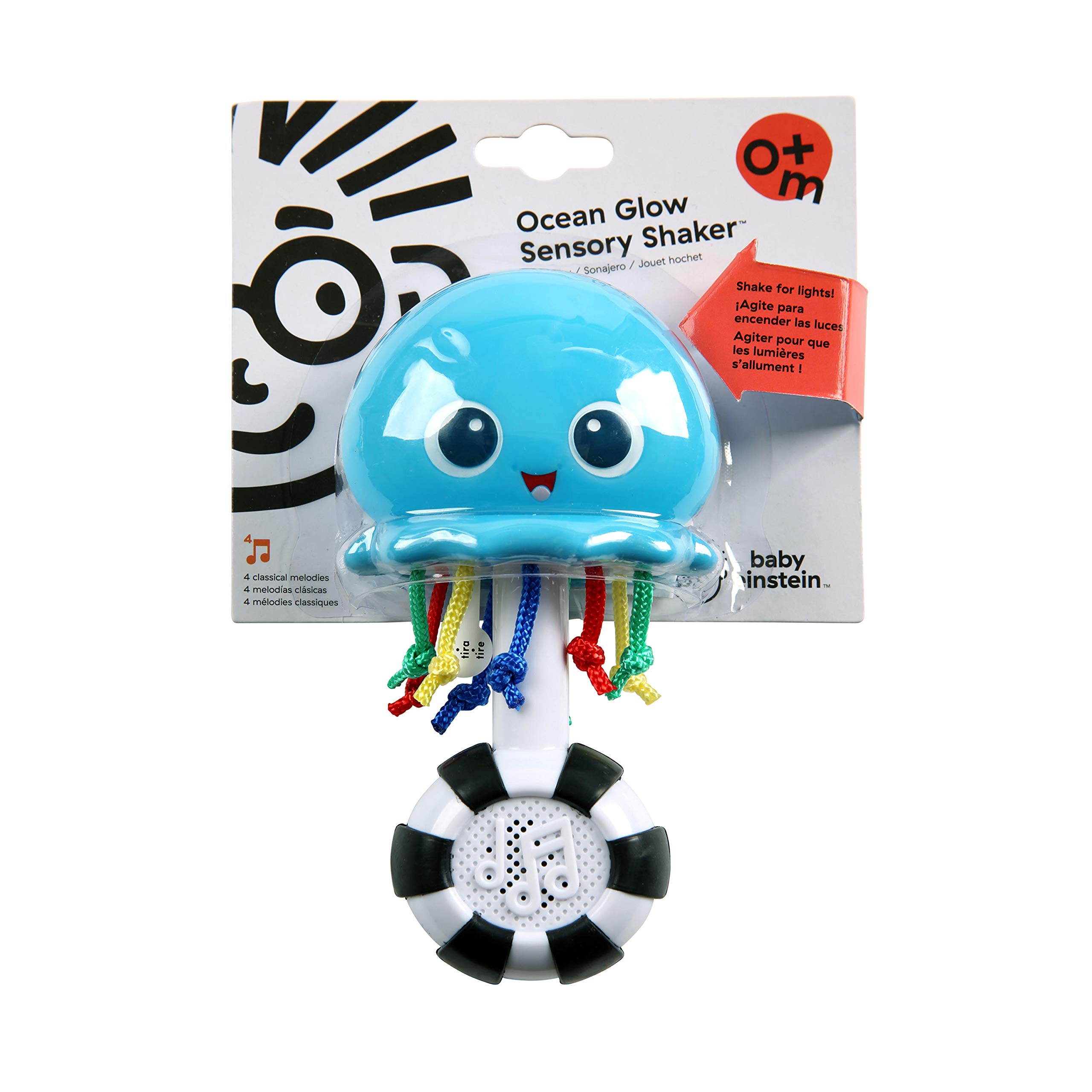 Foto 7 pulgar | Juguete Musical Sensory Shaker Baby Einstein Ocean Glow Newborn+ - Venta Internacional.