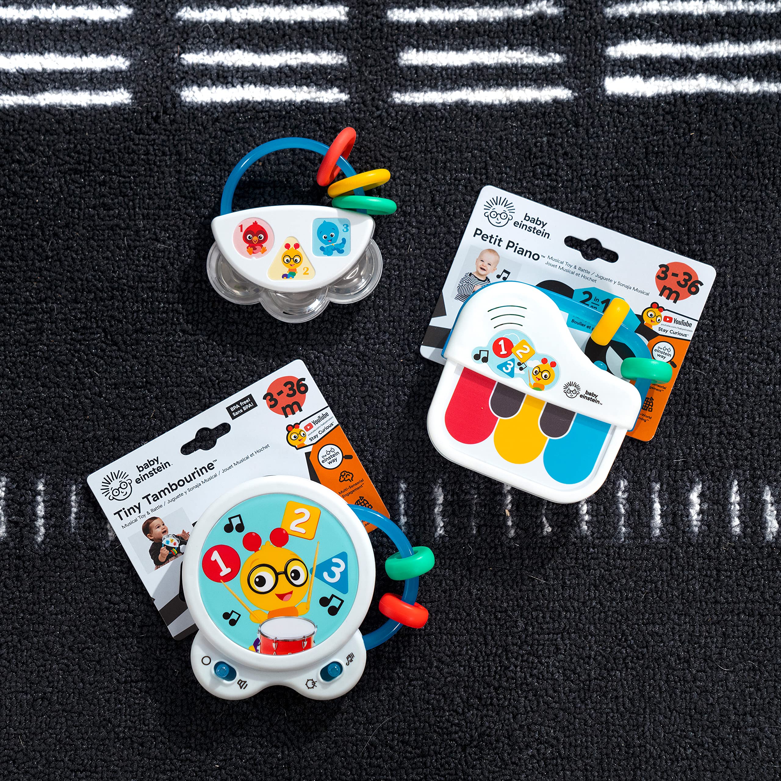 Foto 7 pulgar | Set De Juguetes Musicales Baby Einstein Small Symphony, 3 Piezas, 3+ Mo - Venta Internacional.