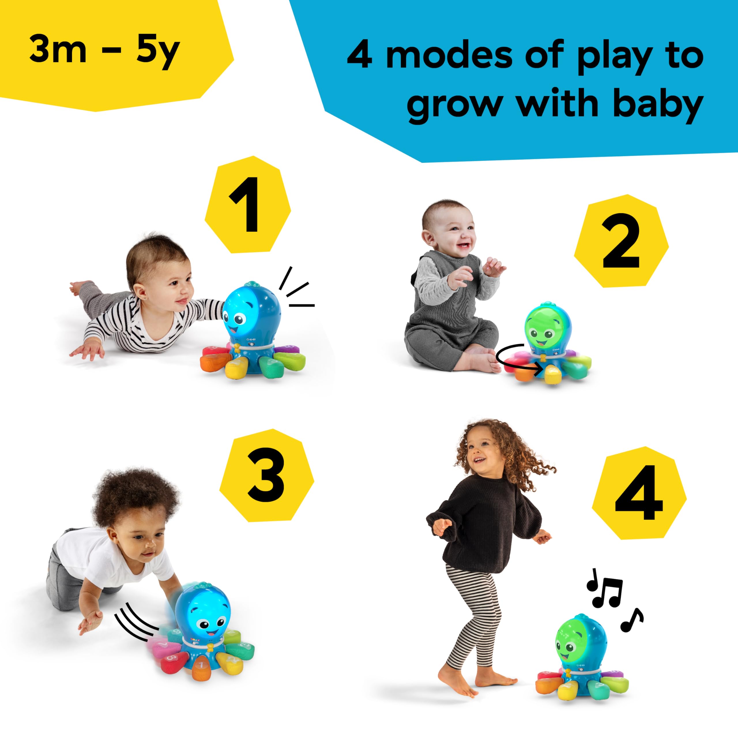 Foto 2 | Juguete De Aprendizaje De Actividades Baby Einstein Ocean Explorers Opus - Venta Internacional.