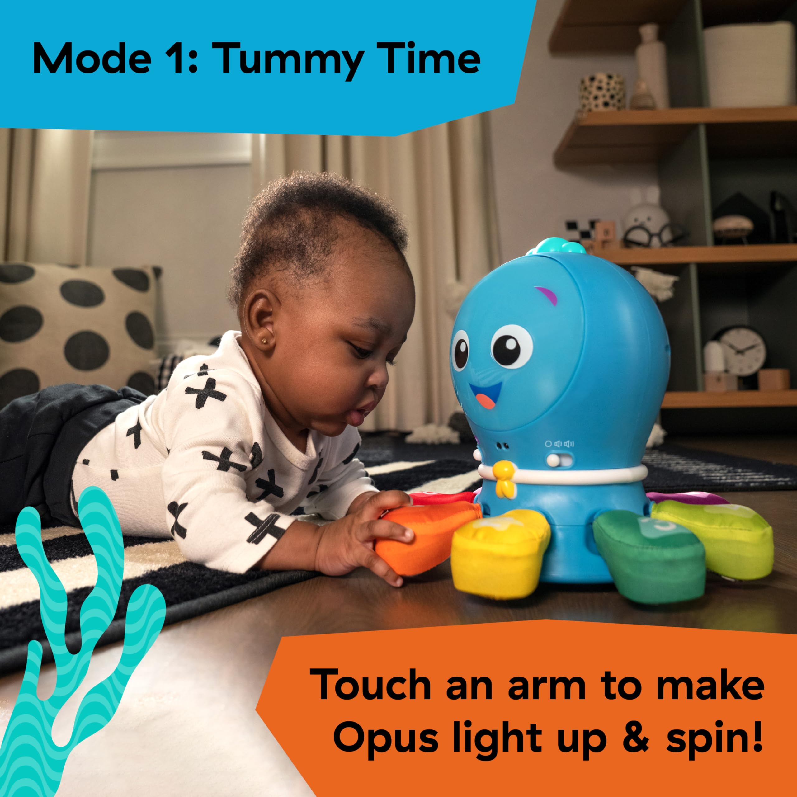 Foto 4 | Juguete De Aprendizaje De Actividades Baby Einstein Ocean Explorers Opus - Venta Internacional.