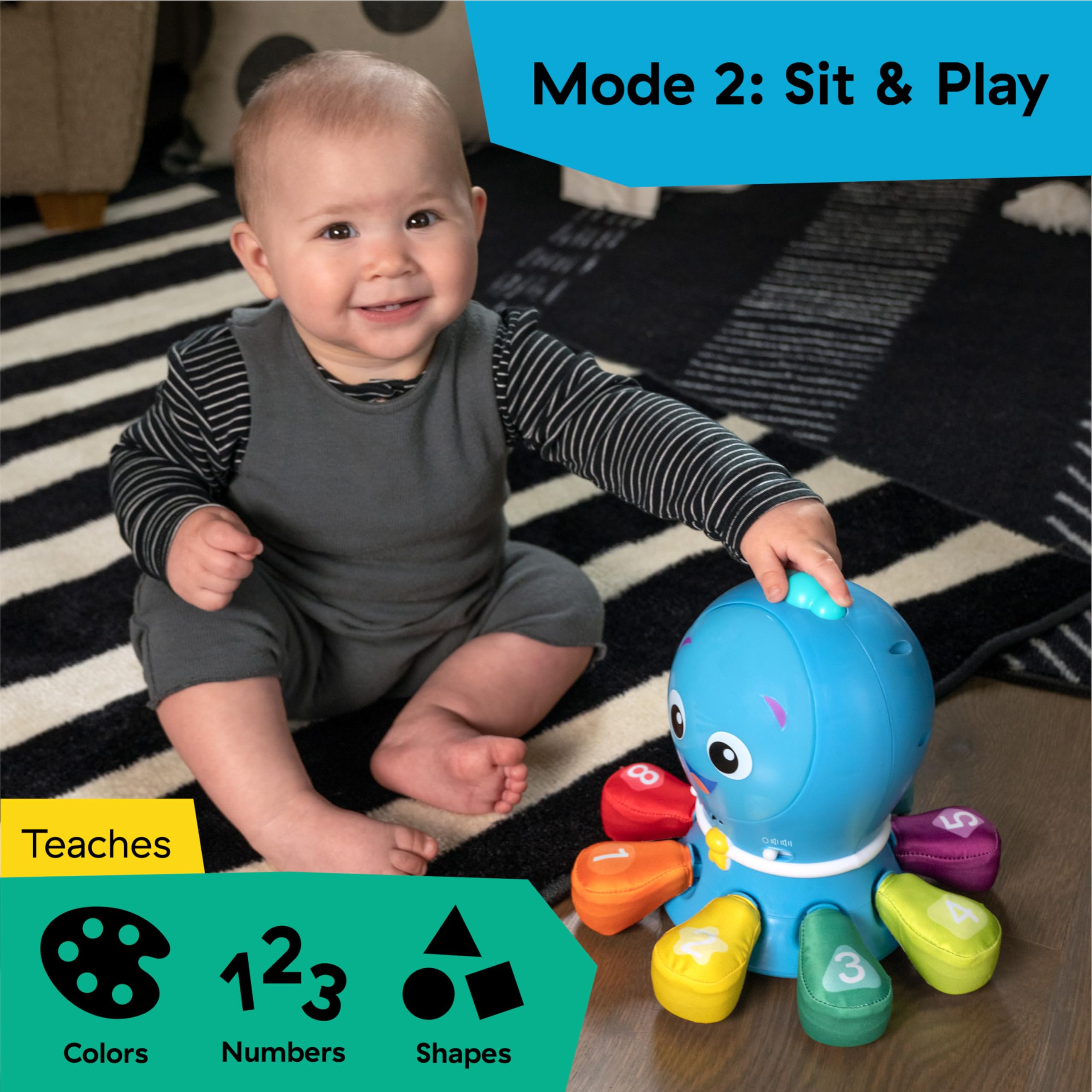 Foto 5 | Juguete De Aprendizaje De Actividades Baby Einstein Ocean Explorers Opus - Venta Internacional.