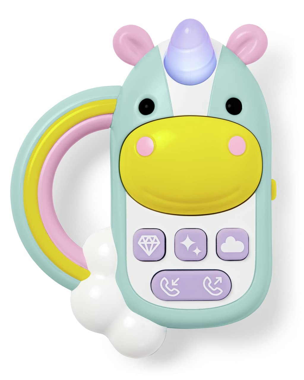 Foto 2 pulgar | Teléfono Móvil Para Bebés Skip Hop Zoo Unicorn Con Sonidos Y Canciones - Venta Internacional.