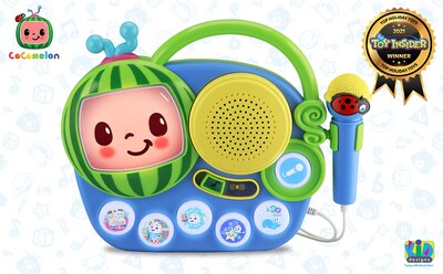 Foto 2 | Boombox Cocomelon con Micrófono Luces parpadeantes y Música Integrada - Venta Internacional