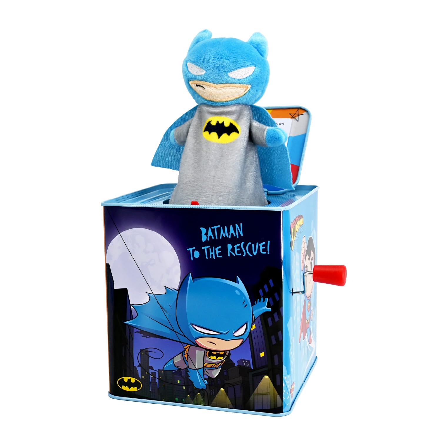 Foto 2 pulgar | Juguete Musical Jack In The Box Preferido Por Los Niños Dc Comics Batman - Venta Internacional.