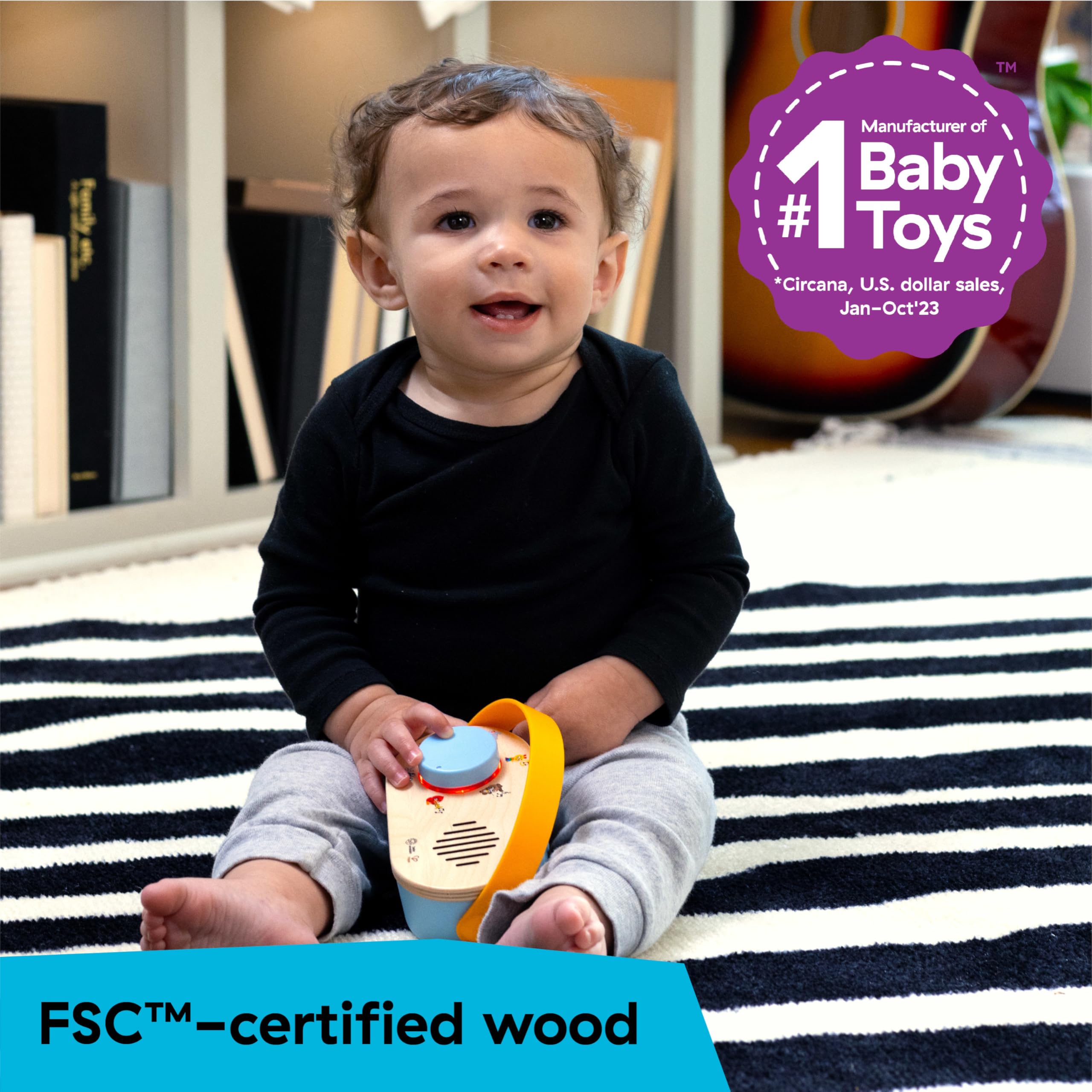 Foto 4 | Radio De Juguete Baby Einstein + Hape Discovery Con Música Y Luces - Venta Internacional.