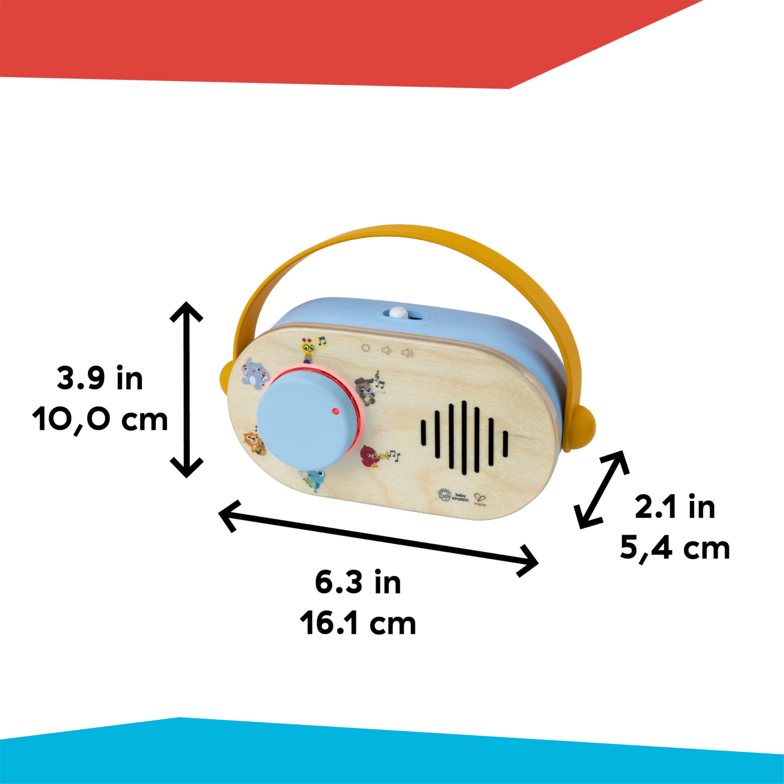 Foto 8 pulgar | Radio De Juguete Baby Einstein + Hape Discovery Con Música Y Luces - Venta Internacional.