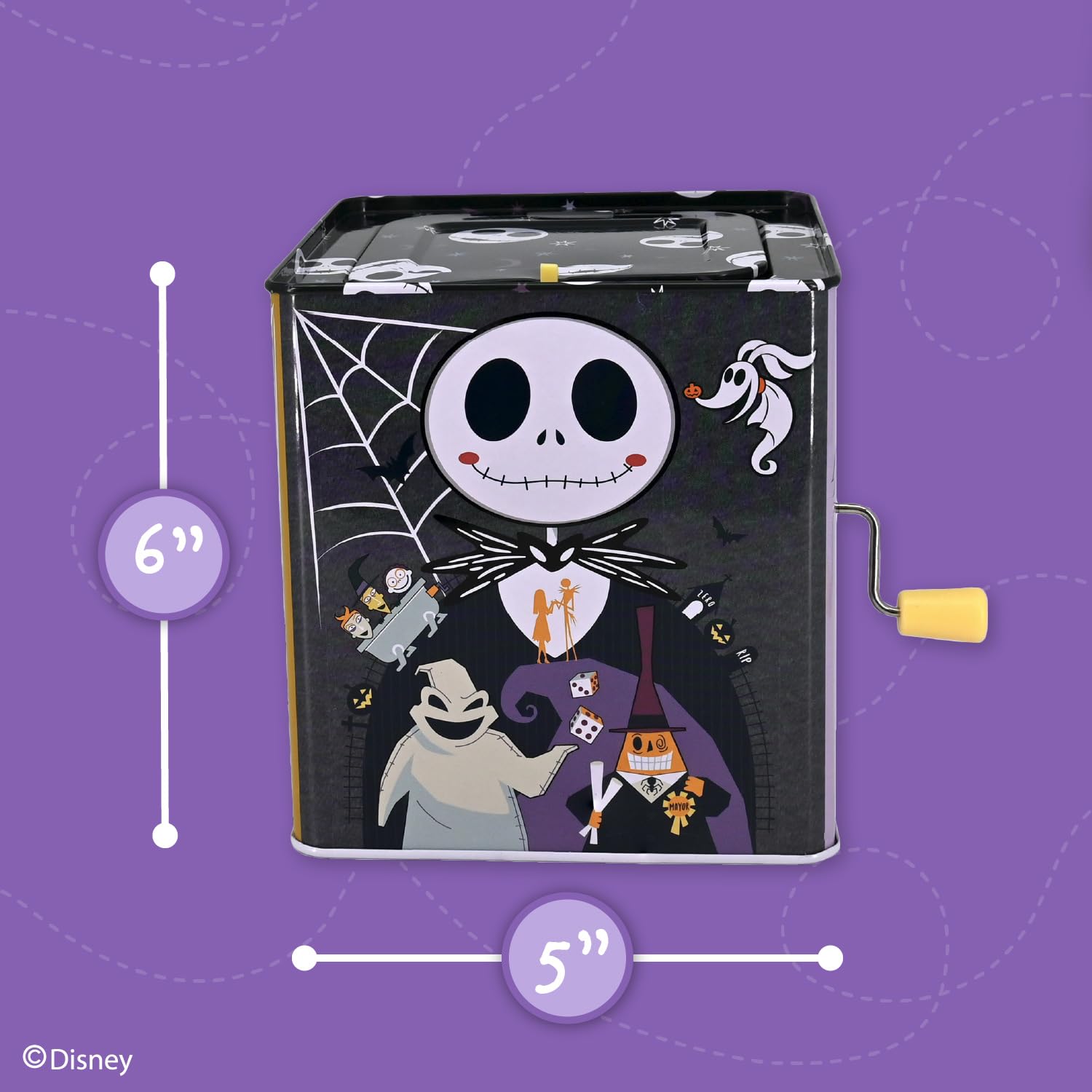 Foto 5 pulgar | Juguete Musical Kids Preferred Disney Baby Nightmare Jack 13 Cm - Venta Internacional.