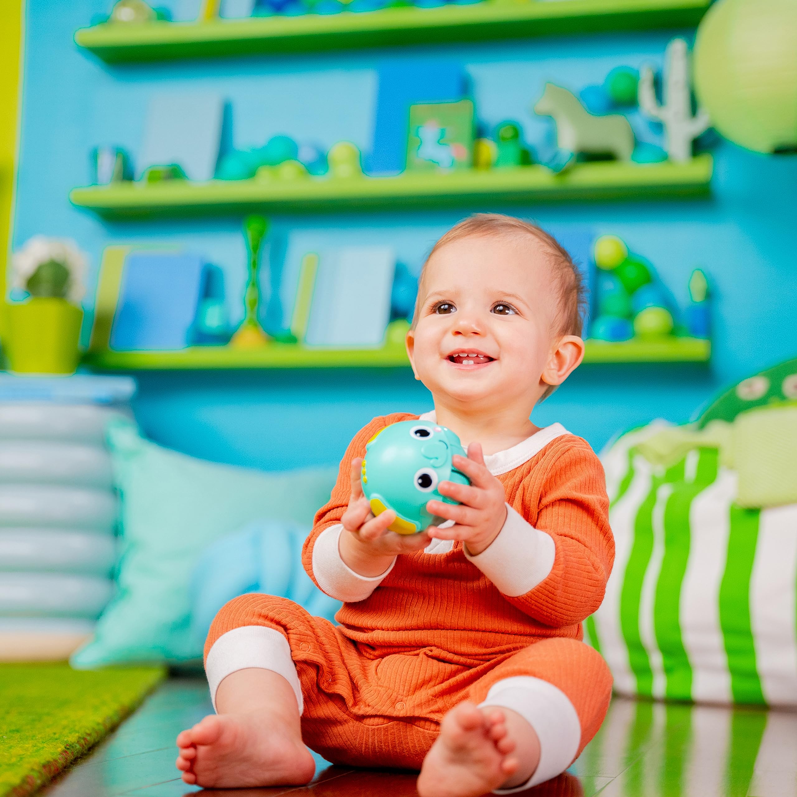 Foto 4 | Juego De 2 Unidades De Crawling Toy Bright Starts Giggables Roll & Chase Pals - Venta Internacional.