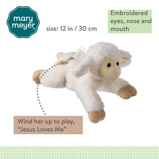Foto 2 | Cordero Musical Inspirador De Peluche Mary Meyer - Venta Internacional.