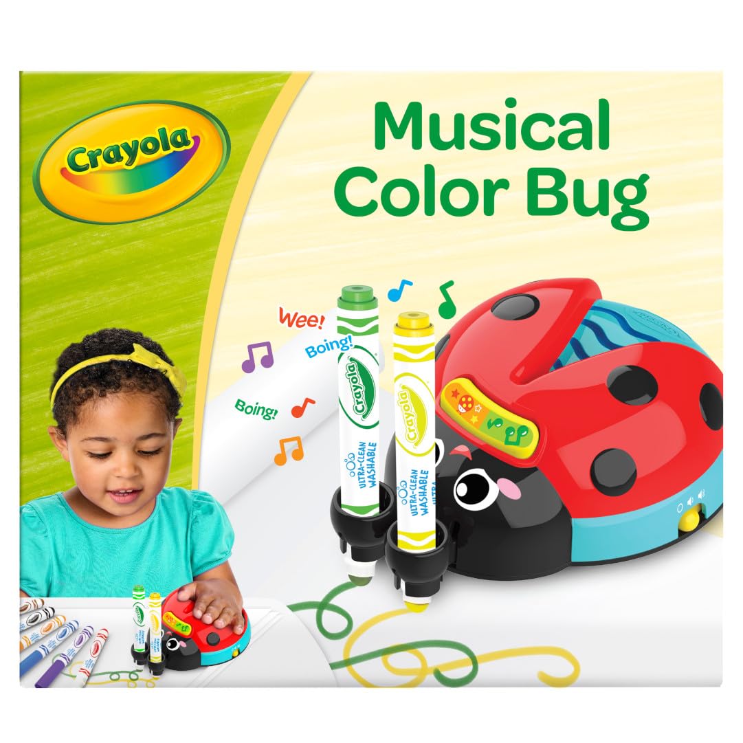 Foto 2 pulgar | Juguete Sensorial Crayola Musical Doodle Bug Ladybug Para Niños De 2 Años O Más - Venta Internacional.