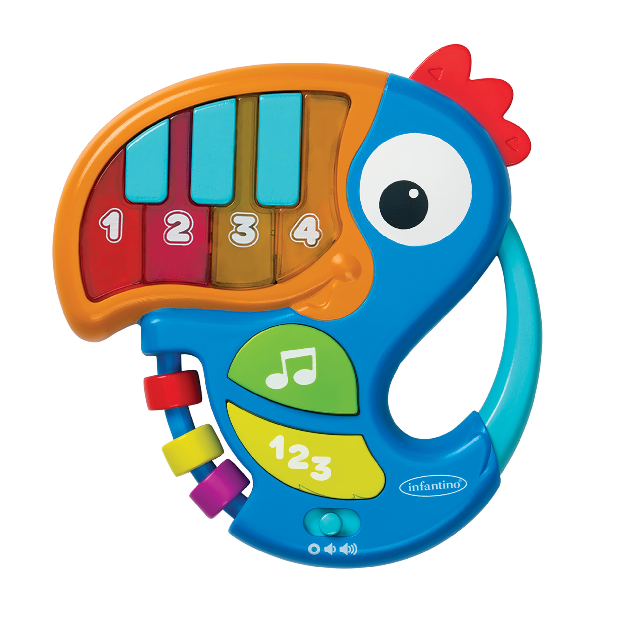 Foto 2 pulgar | Tucán Toy Infantino Con Piano Y Aprendizaje De Números Para Bebés - Venta Internacional.