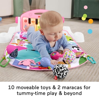 Foto 3 | Set De Regalo Para Bebés Fisher-price Glow And Grow Kick & Play Gym - Venta Internacional.