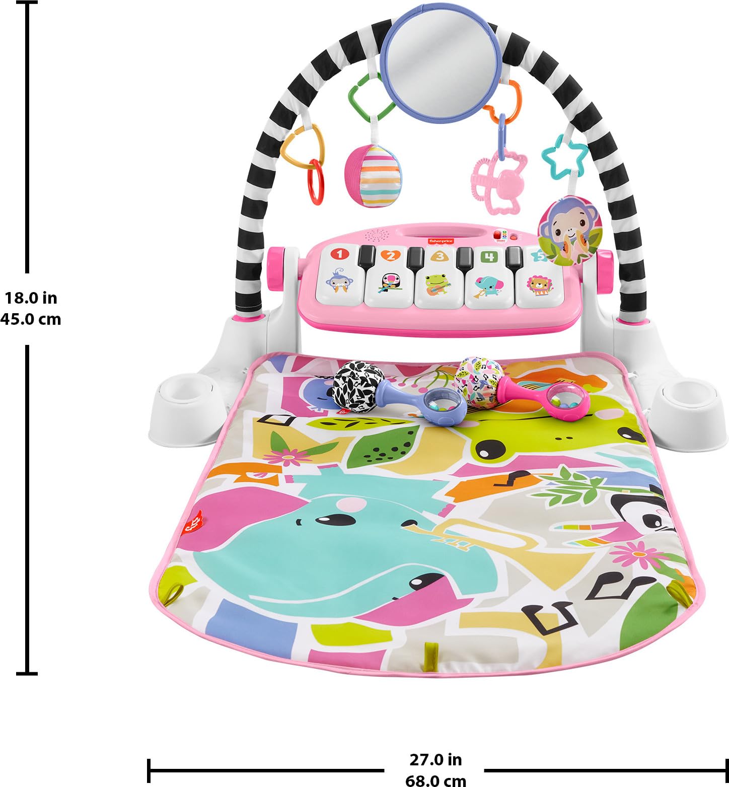 Foto 7 pulgar | Set De Regalo Para Bebés Fisher-price Glow And Grow Kick & Play Gym - Venta Internacional.
