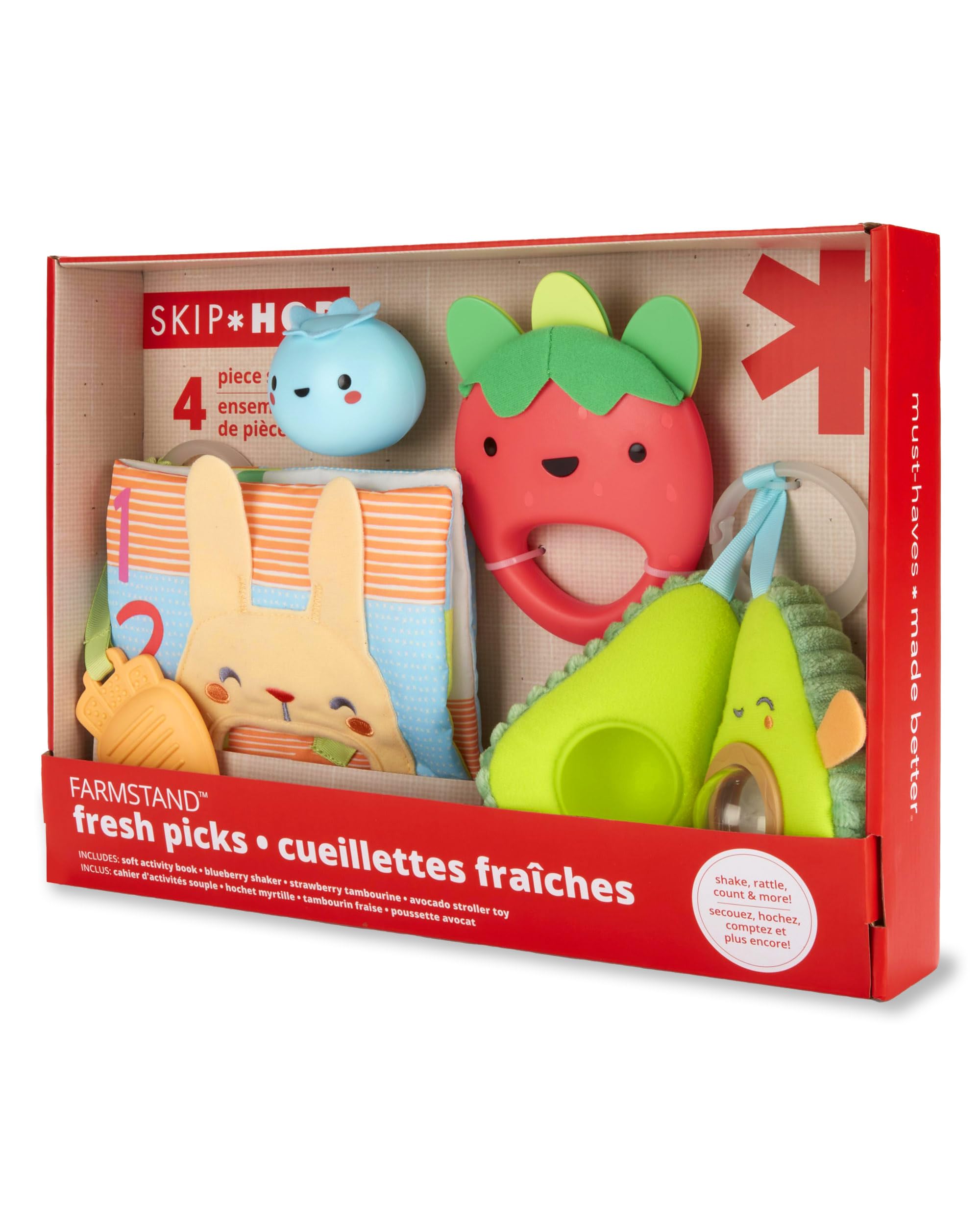 Foto 3 pulgar | Set De Regalo Musical Toys Skip Hop Farmstand Fresh Picks 3m+ - Venta Internacional.
