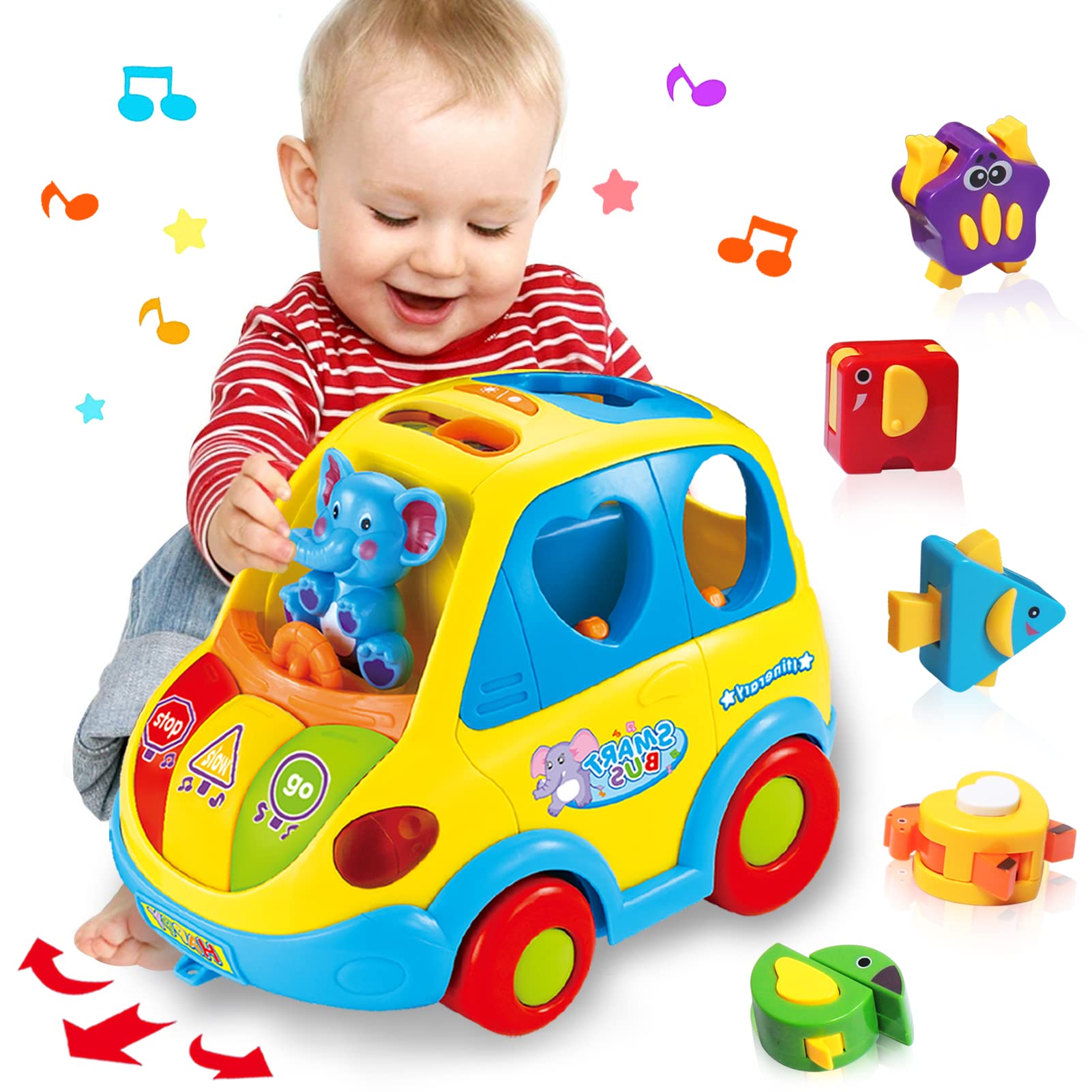 Foto 2 pulgar | Autobús Musical Dumma Para Bebés De 6 A 18 Meses Con Fruta, Música Y Luz - Venta Internacional.