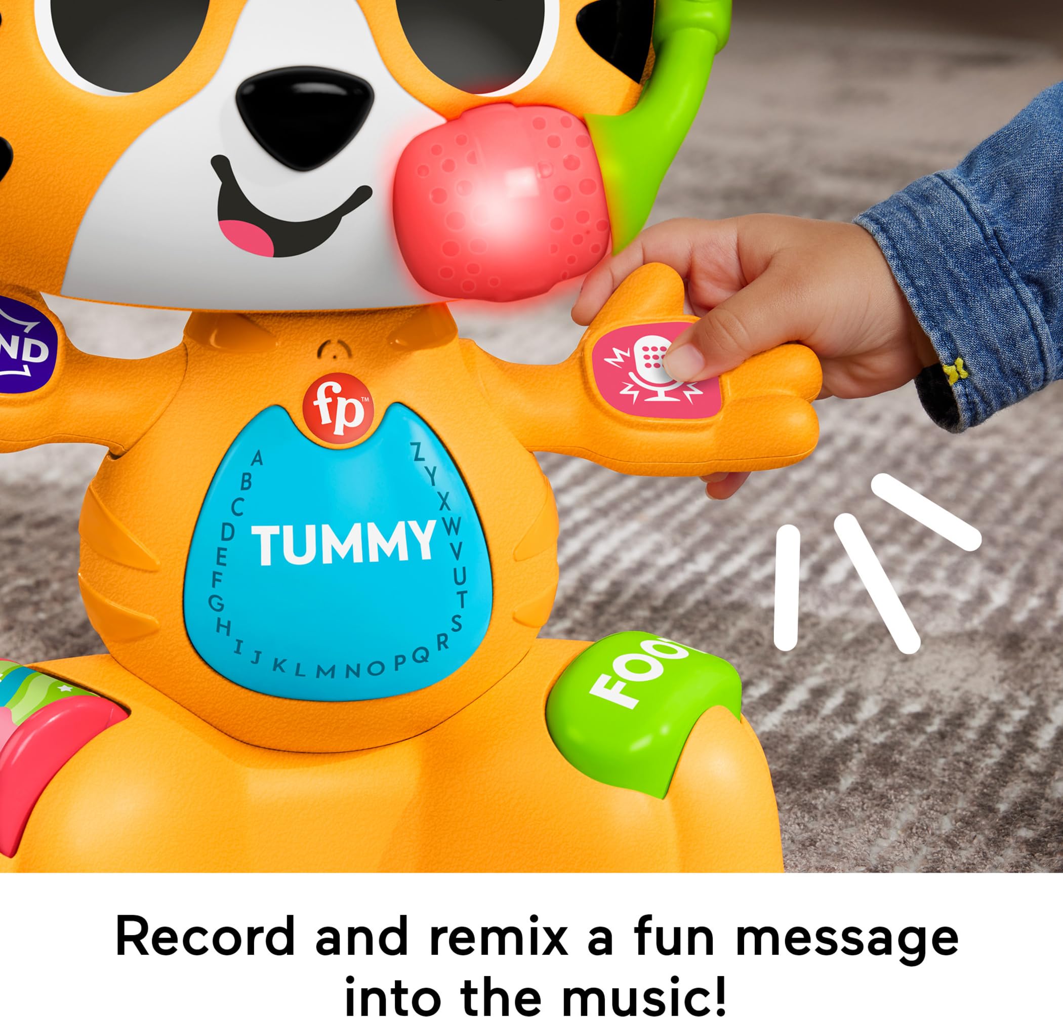Foto 3 | Juguete De Aprendizaje Para Bebés Fisher-price Link Squad Bop & Groove Tiger - Venta Internacional.