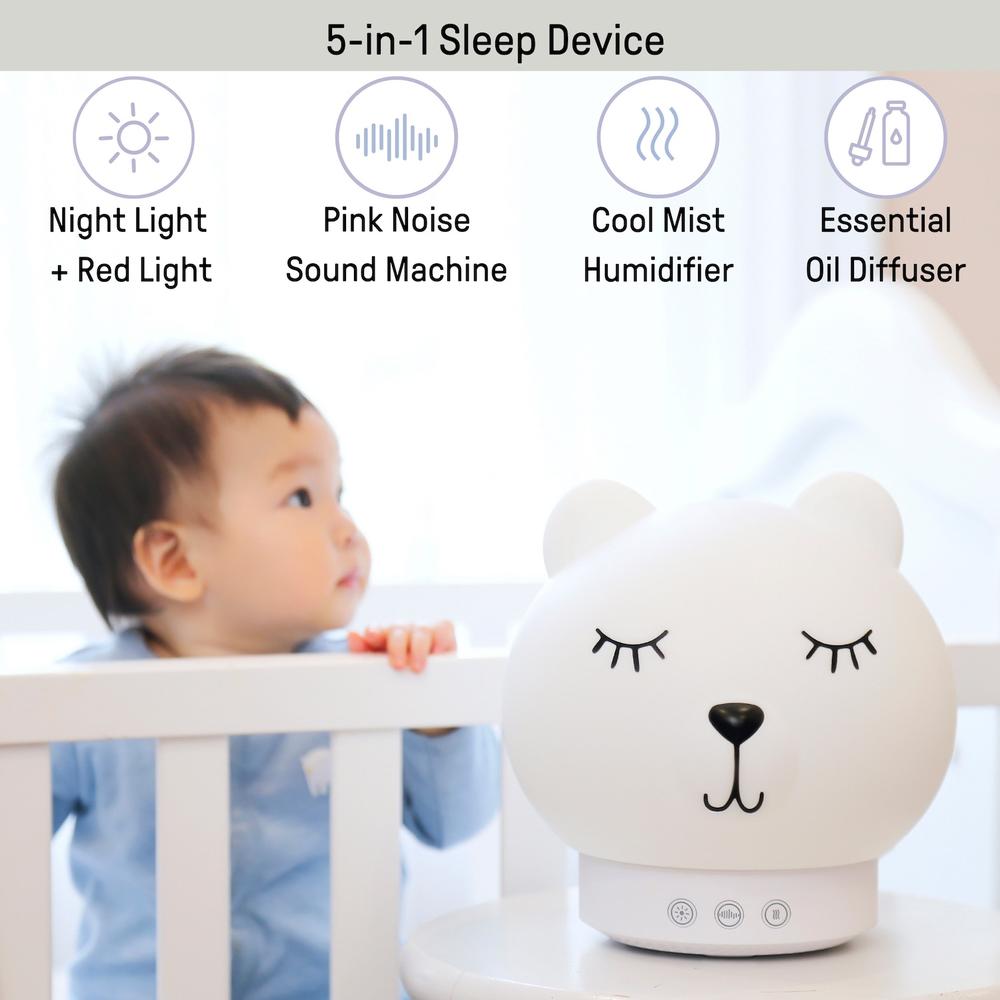 Foto 3 pulgar | Baby Dream Lampara Ruido Blanco Con Humidificador 25019