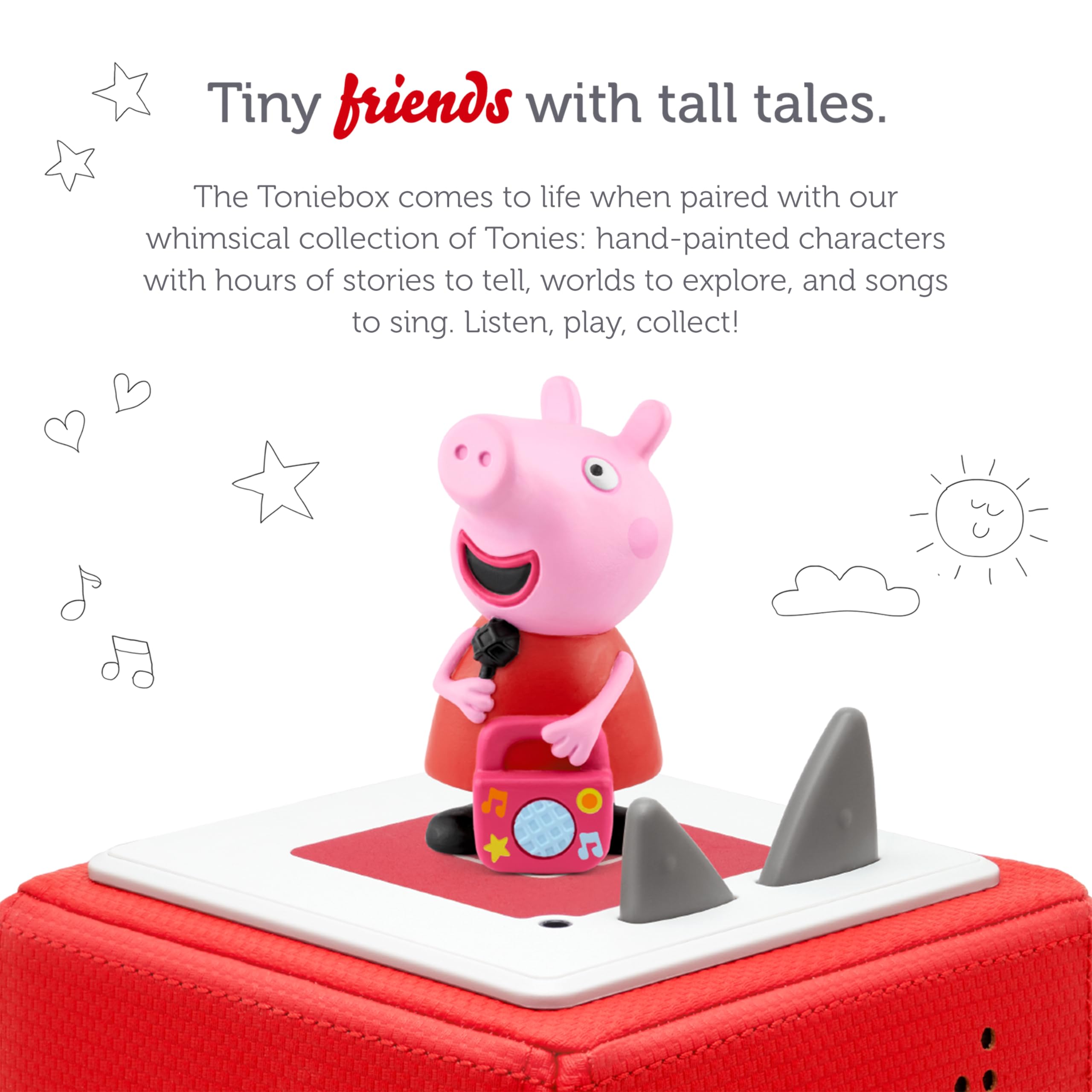 Foto 3 pulgar | El Personaje De Reproducción De Audio Tonies Peppa Pig De Mi Primer Álbum - Venta Internacional.
