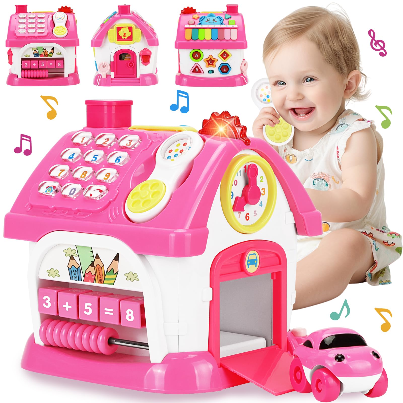 Foto 2 pulgar | Casa Musical Montessori de Toy Dreampark 8 en 1 para Niñas de 1 a 2 Años - Venta Internacional