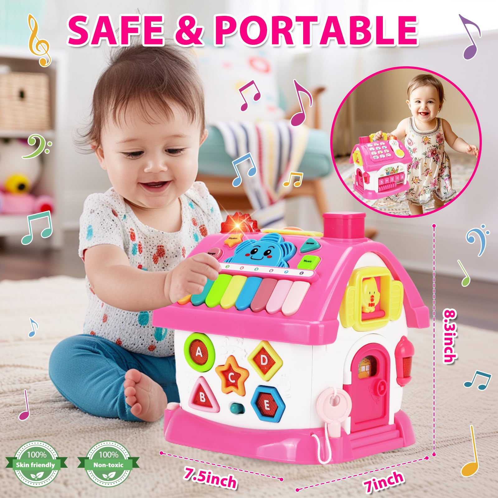 Foto 6 | Juguete Musical Aitbay 8 en 1 Multifuncional - Venta Internacional
